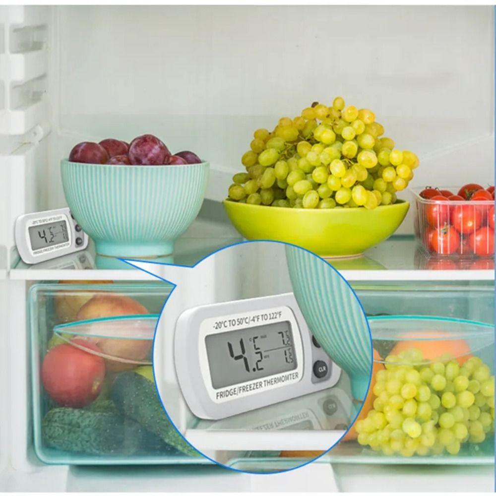 LCD Digital Screen Electronic Digital Thermometer Waterproof Freezer Thermometer  Cold Storage