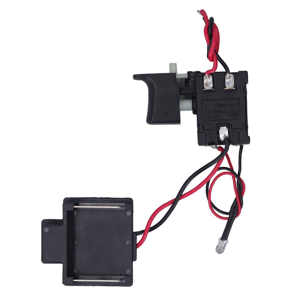 Ключ Триггерный переключатель Универсальный Электрический Регулятор скорости Переключатель ключа с подсветкой 7,2 до 24 В