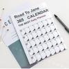 Calendar Wall 2026 New Yearly Daily Schedule Planner Sheet Paper 365 Day Plan Annual Hanging Planning Weekly Agenda Pad Month 12