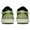 Air Jordan 1 Low SE Vivid Green Snakeskin Женские кроссовки Черный Белый DX4446-301