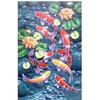 Full 5D Diy Diamond Painting  Carp In the Pond Embroidery Cross Stitch Home Decor Handmade Gift