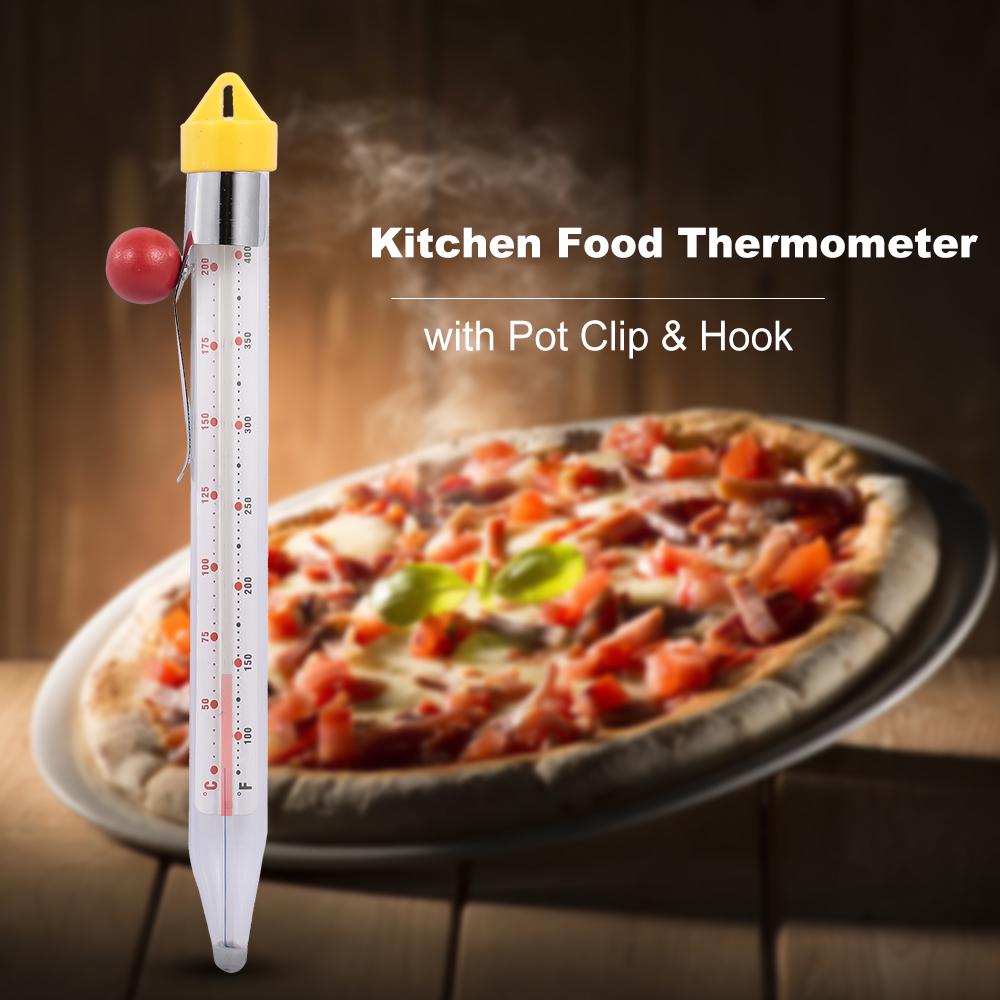 Food Thermometer Kitchen Thermometer Candy Thermometer Jam Thermometer Syrup Thermometer with Pot