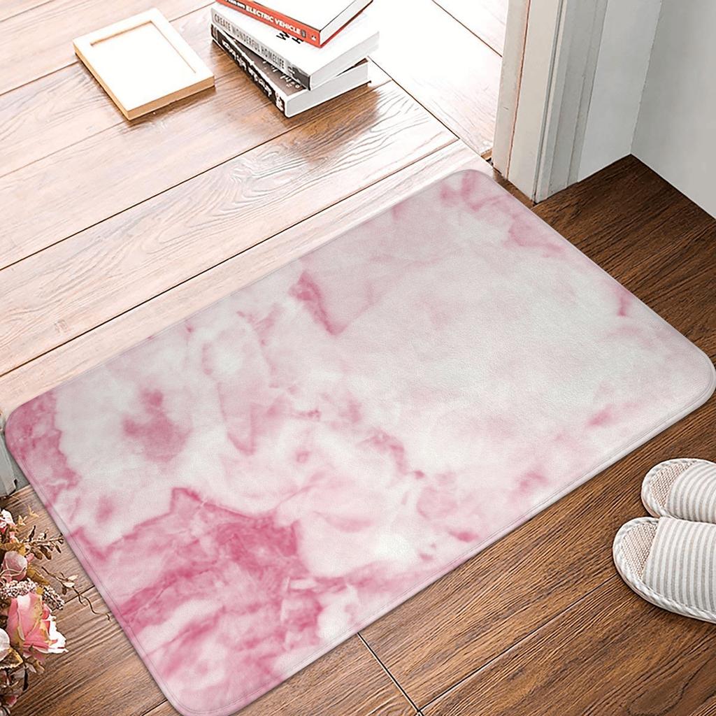 Smoked Black Marble Front Floor Door Entrance Mats Outdoor Abstract Texture Pop Art Kitchen Bathroom Doormat Toilet Carpet Rug