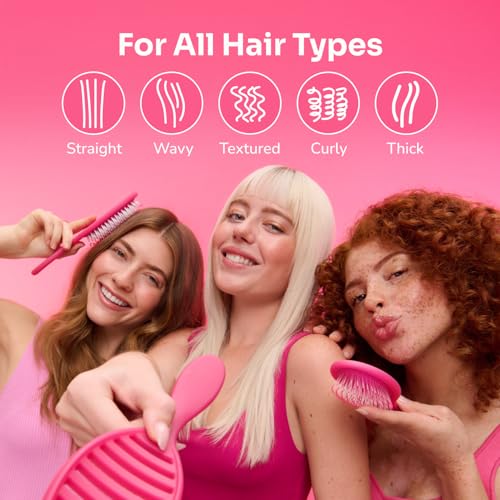 Wet Brush Speed Dry Расческа для быстрой сушки волос Розовая 1 шт. (х 1)