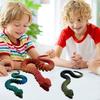 3D Printed Snake Toy Articulated Snake with Openable Mouth And Retractable Teeth Flexible Fidget Snake Toy for Adults Kids