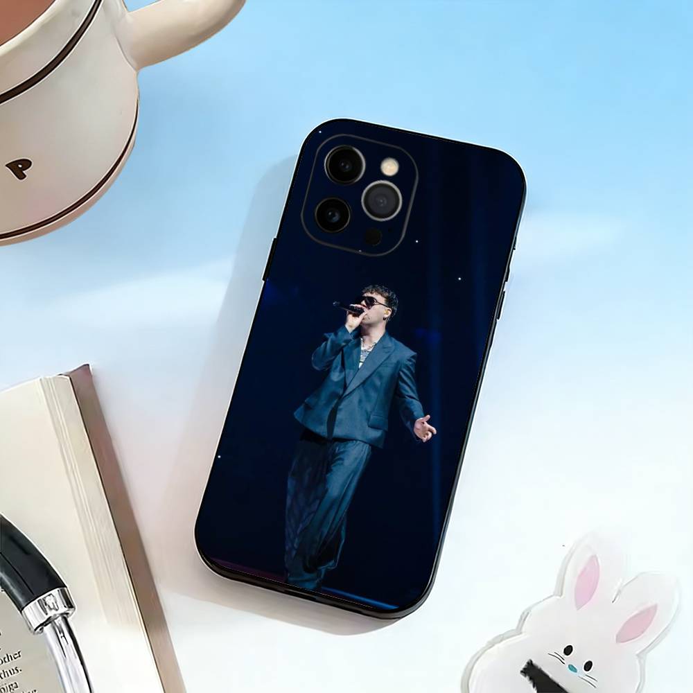 Чехол для телефона Singer Q-Quevedo для iPhone 17, 16, 15, 14, 13, 12, 11 Plus, Pro Max, Другие Мягкий Черный Чехол