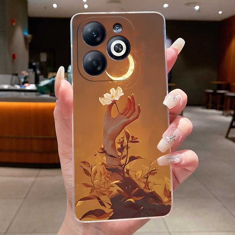 Чехол Для infinix Smart 8/Smart 8 Pro Роскошный Дракон Милый Крутой Мальчики Девочки Мягкий силикон Чехол для телефона Задняя крышка Прозрачный корпус