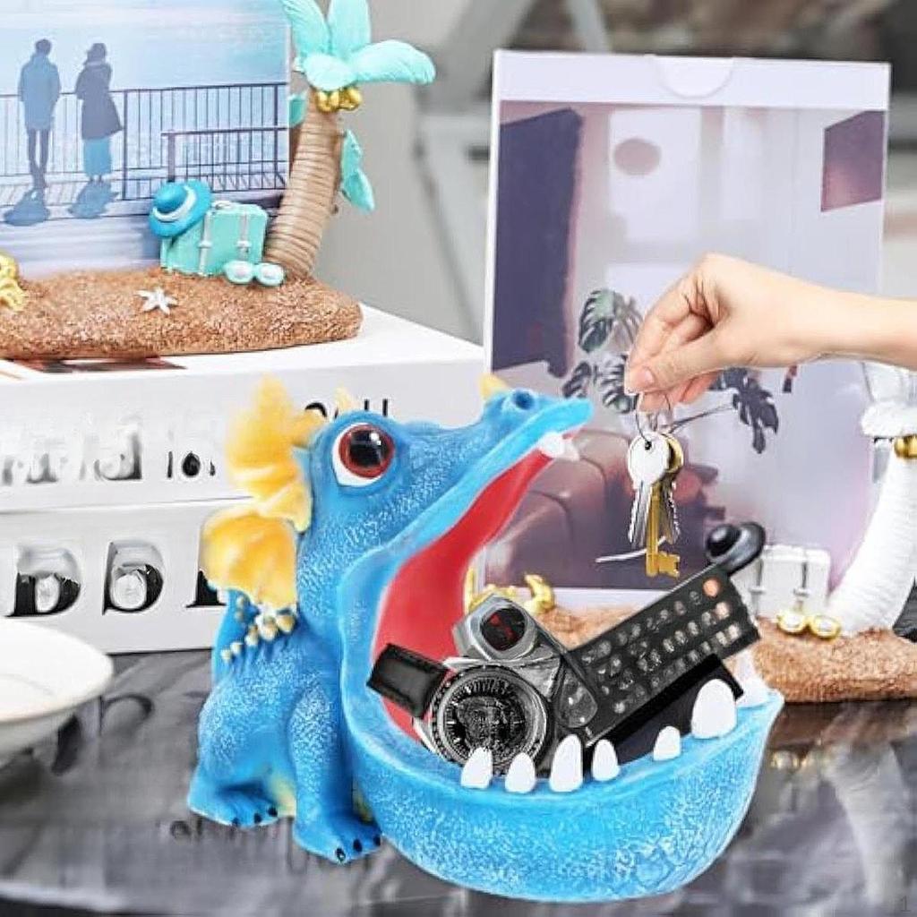 Фигурка динозавра держатель ключей чаша для украшения стола в прихожей дома
