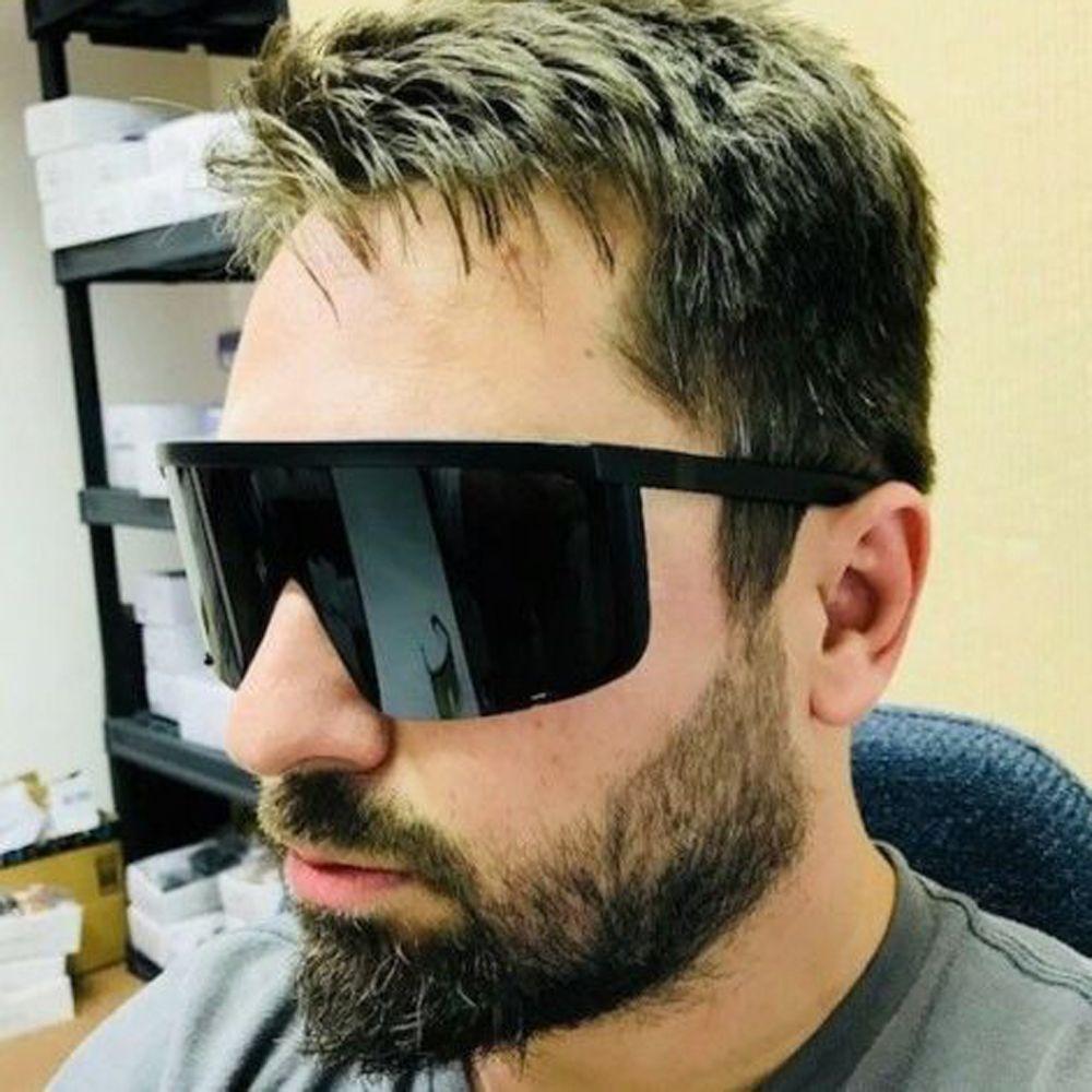 Зеркало Ветрозащитный УФ-Солнцезащитный Большой Защитный Защитный Козырек Солнцезащитные Очки Большая Оправа Велосипедные Очки