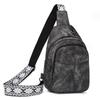 Новая мягкая кожаная нагрудная сумка, модный повседневный небольшой рюкзак, универсальная многокарманная нагрудная сумка в стиле ретро на одно плечо по диагонали S