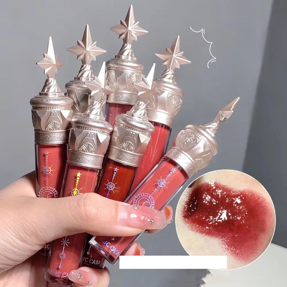 2025 Новый увлажняющий блеск для губ Mirror Lip Gloss Set Glass Glow Matte Lip Tint Lipstick Star Cosmetics