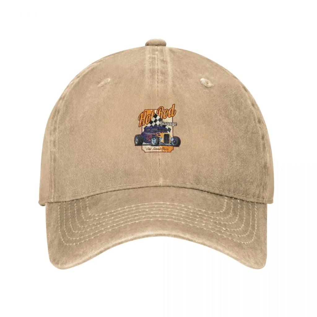 Hot Rod Garage Old School Rules Baseball Cap Golf Military Cap Unisex Golf Hat Unisex New In Hat Unisexs Luxury Womens
