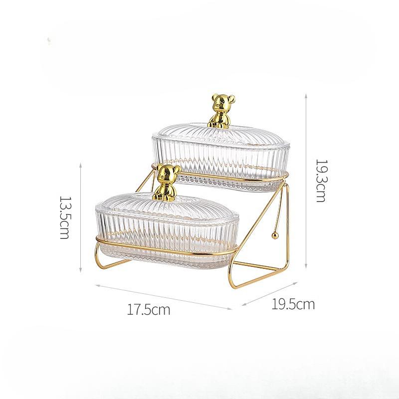 Fruit Tray Home Use Living Room Dried Nuts Fruit Snack Dining Plate Latest Style Subdivided Afternoon Tea and Dessert Dining Plate