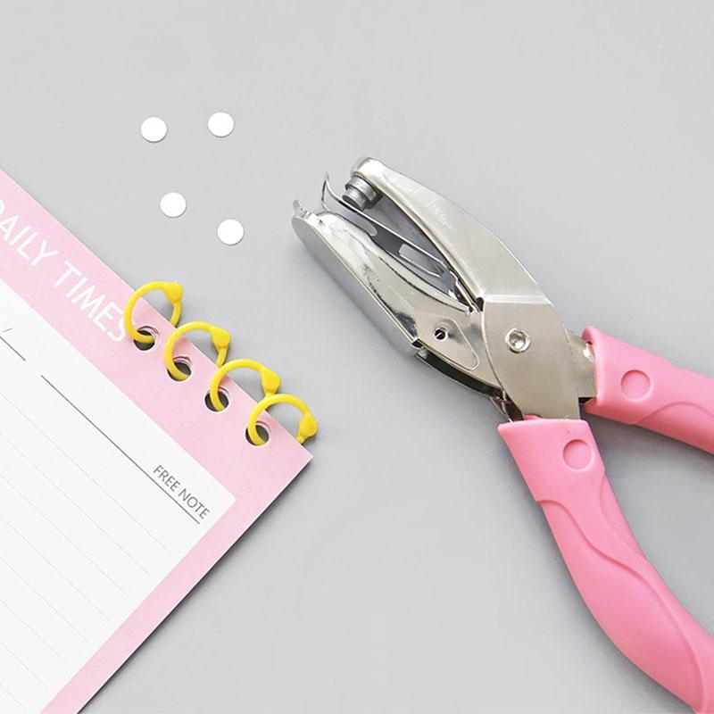 Маленький дырокол с удобной ручкой, компактный, легкий, ручной дырокол для домашнего офиса