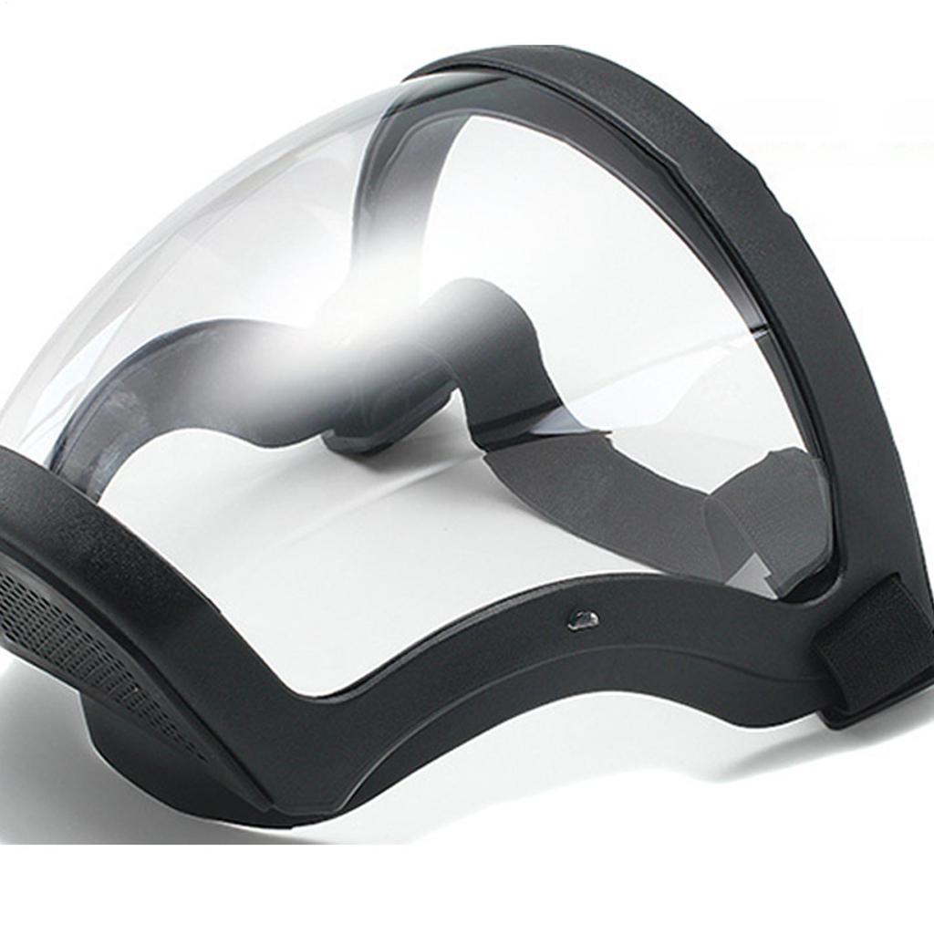 Anti Fog riding Face Shield Reusable Transparent Masque Cover Safety Protection Reusable No Fogging Transparent Face Shield