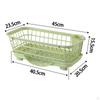 Basket Bowl Drying Holder, Dish Drainer Rack, Over The Sink Rack for Plate
