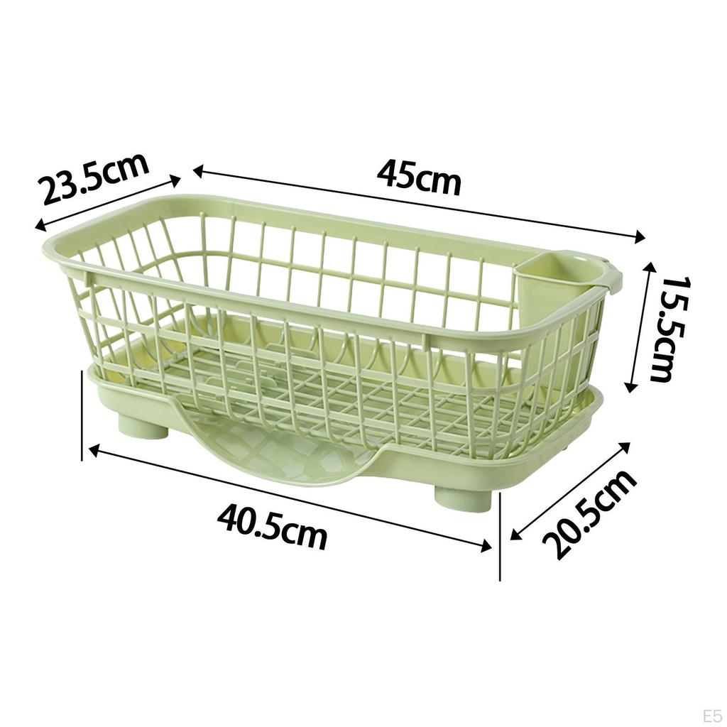 Basket Bowl Drying Holder, Dish Drainer Rack, Over The Sink Rack for Plate
