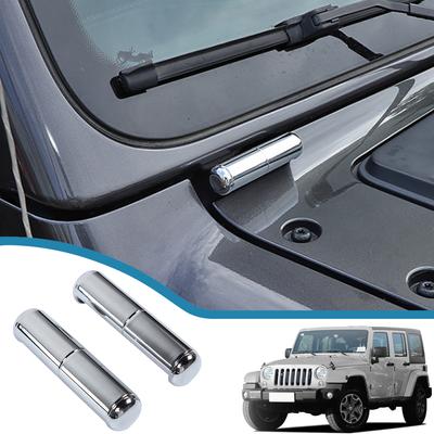 Наклейки на петлю переднего лобового стекла автомобиля для Jeep Wrangler JL Gladiator JT 2018-2023, аксессуары для внешнего стайлинга