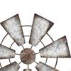 Windmill Wall Sculpture Hanging Ornament Decoration Craft Rustic Decor Iron Art for Office