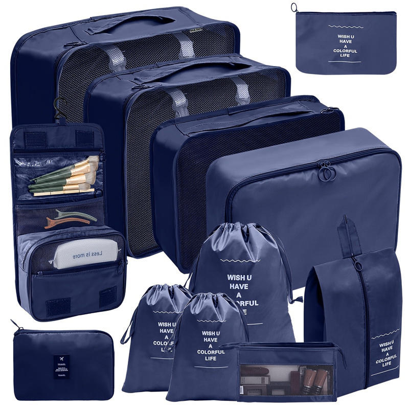 Travelling Pouch Bag Clothes & Underwear Organiser Set Travel Packing Clothes Waterproof Storage Bag