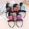 Mini Top Hat Feather Cap Headband Circus Ringmaster Hair Hoop Cosplay Costume Hair Hoops Kids Adults Hair Accessories