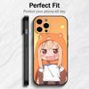 Чехол для телефона с изображением аниме-девушки Умару Д-Дома для iPhone 17, 16, 15, 14, 13, 12 Plus, Max, мягкий силиконовый, черный