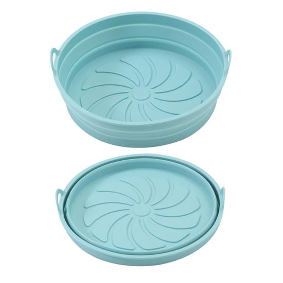 Силиконовый противень для фритюрницы, многоразовый противень для выпечки, антипригарные вкладыши для корзин, термостойкие аксессуары для духовки для здоровой готовки