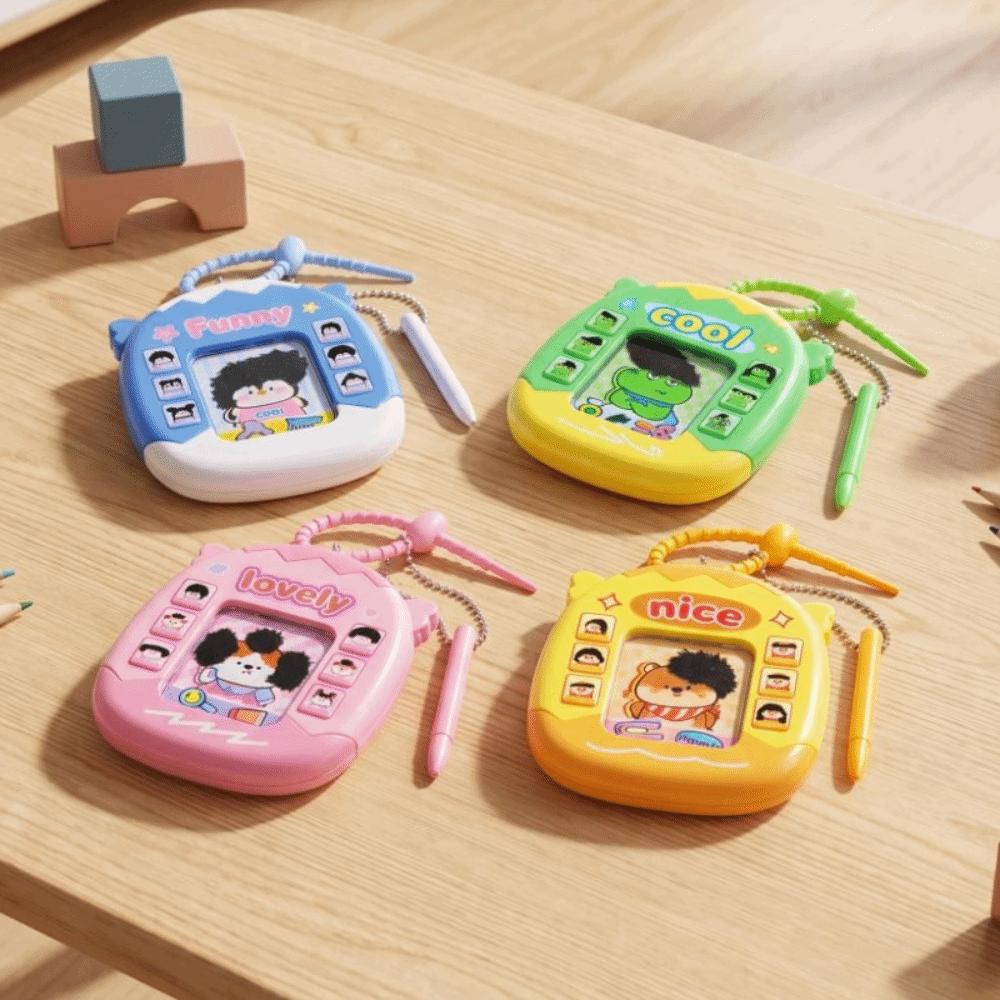 Creative DIY Hair Style Keychain Fidget Toy Animals Styling Pendant Car Pendant