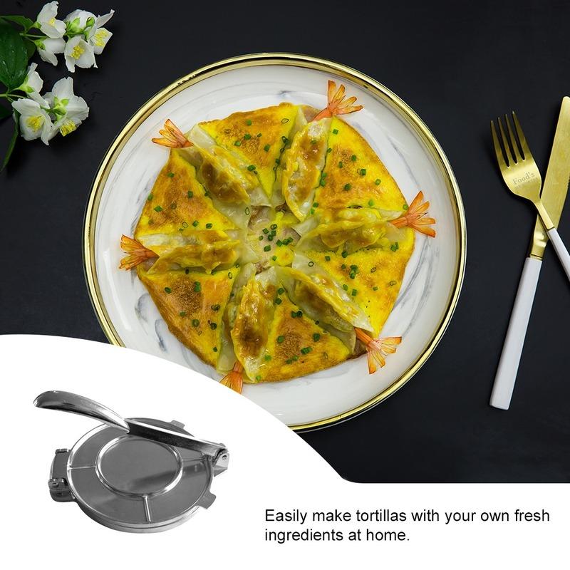 8 Inch Tortilla Press Cast Tortilla Maker Press Pan Heavy Restaurant Commercial Aluminium Tortilla Pie Maker Press Tool Part