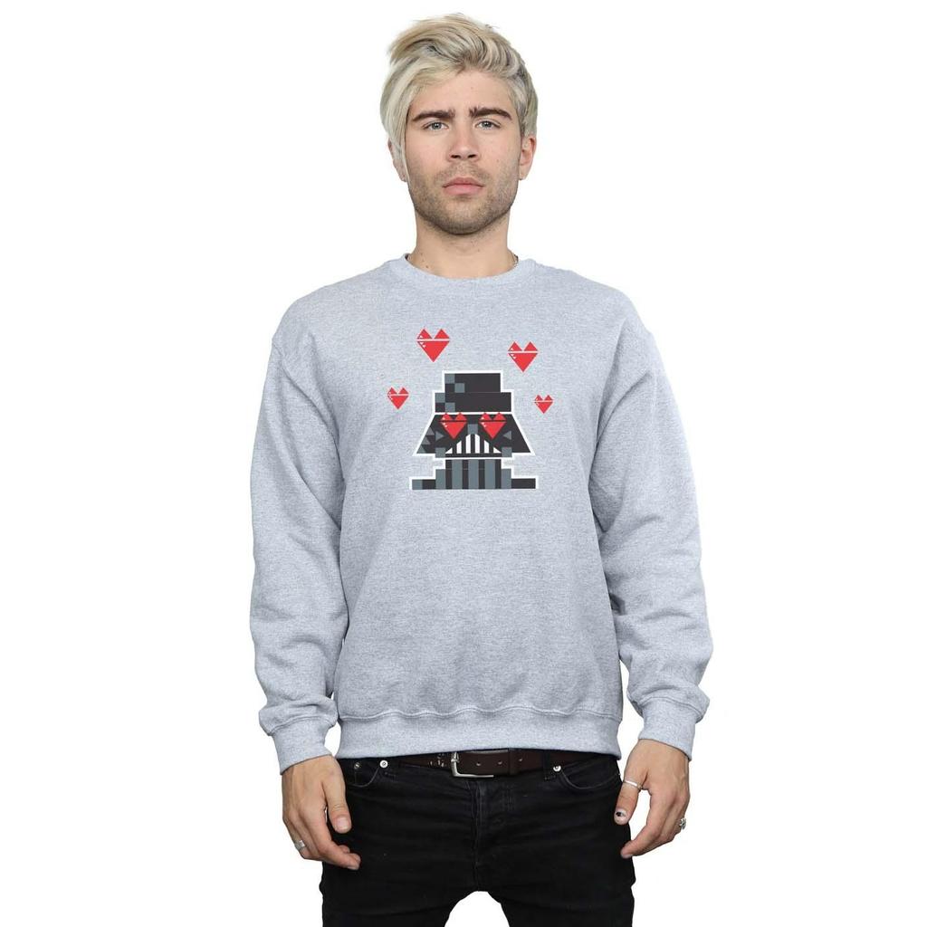 Star Wars Mens Valentines Vader In Love Sweatshirt