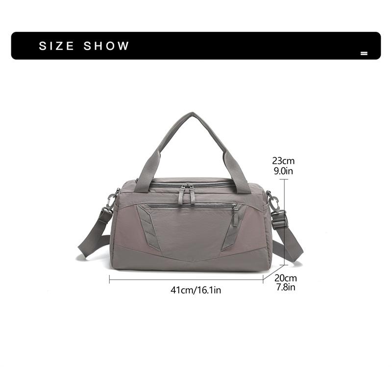 Дорожная сумка на короткие расстояния, женская легкая сумка через плечо, большая вместительная сумка для багажа, спортивная сумка для фитнеса