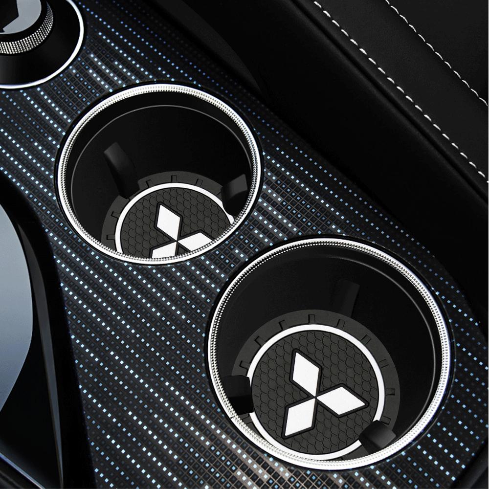 Автомобильный держатель для стакана в салон Нескользящий коврик Подставки под стаканы Для Mitsubishi Lancer Outlander Pajero ASX EX L200 Colt Автоаксессуары