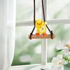 Car Pendant Cute Swing Duck Car Interior Decoration Holiday Swing Duck Rearview Mirror Pendant For Car Accessories