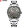 CURREN New Men's Watch Business Steel Band Quartz Watch Simple Calendar Scale Casual Watch