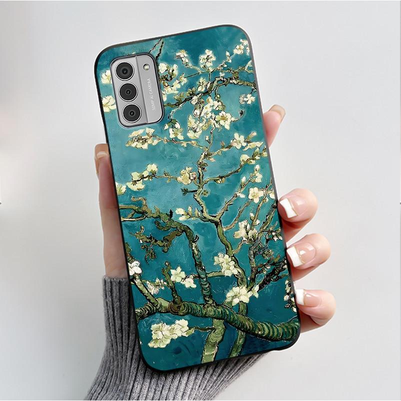 Для Nokia G42 Чехол Роскошный Цветок Бабочка Силиконовый Мягкий ТПУ Задняя Крышка для Nokia G42 G310 NokiaG42 G 310 NokiaG310 5G 2023 Чехол