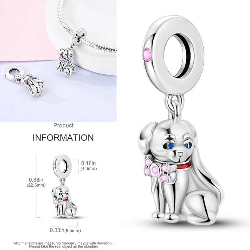 Charms Plata De Ley 925 Devil's Eye Infinity Eternal Symbol Dragonfly Positioning Buckle Charms Fit Women DIY Jewelry