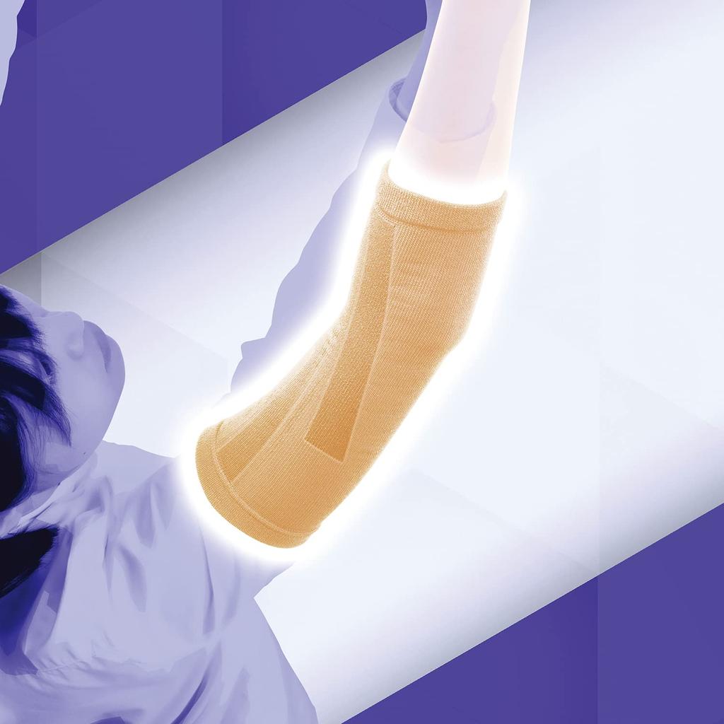 Локоть замедленное движение для для левого и правого 1 сделано в L диапазоне гибкой поддержки D&M supporter, суппорт, локти, фиксированный, использование, штука, Япония, бежевый,