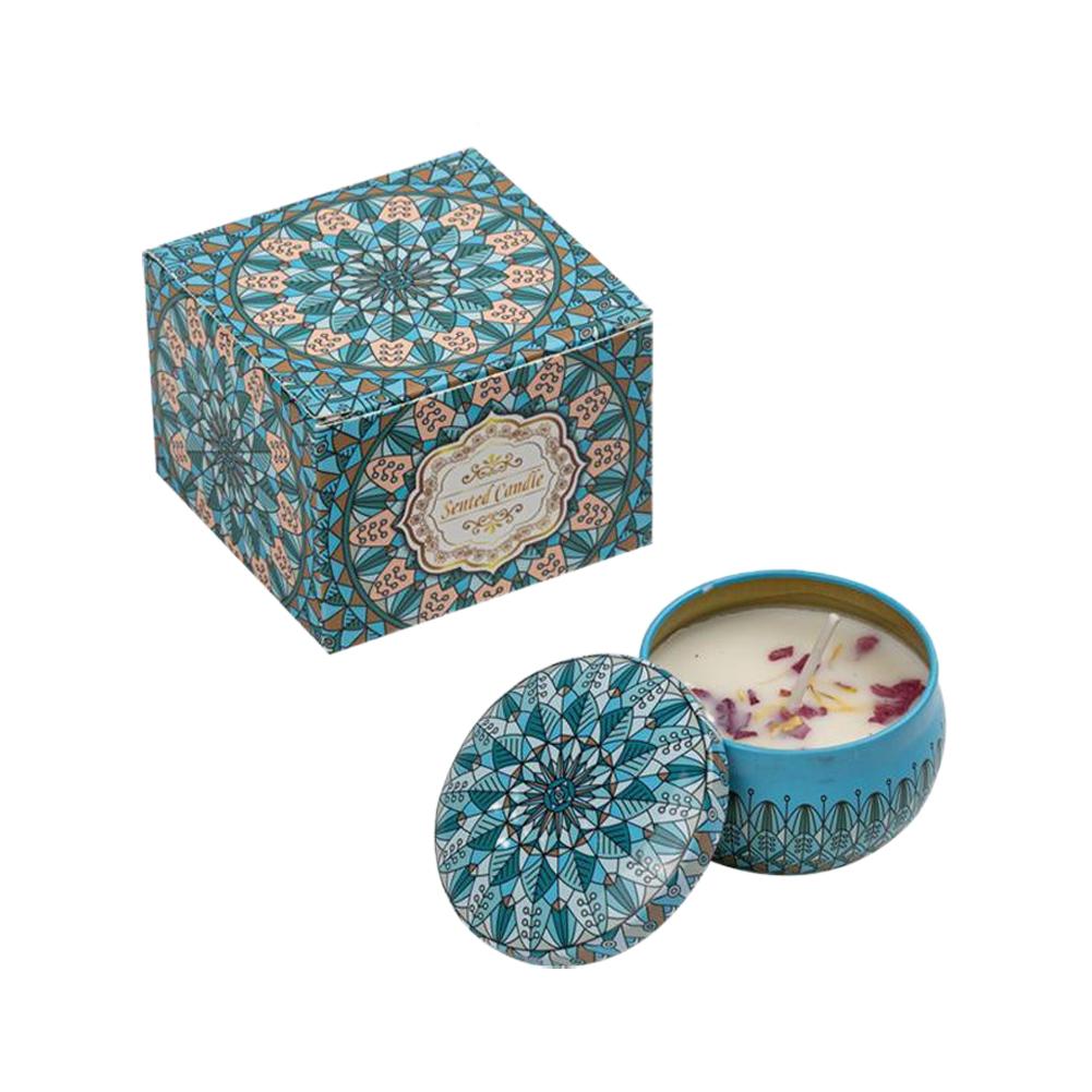 Винтажная ароматическая свеча для ароматерапии из сухих цветов, сочетание соевого воска, масла и эфирного масла, идеальный подарок для подруг