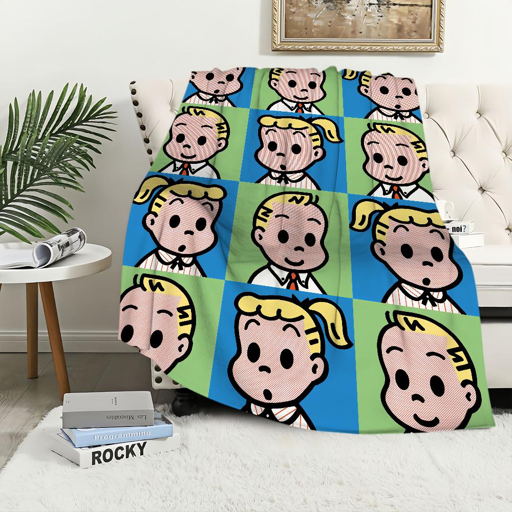 Art Cute Osamu Goods Blanket Plush Nap Sofa rug for Living Room Warm Office Bedroom Birthday Home Travel Kid Gifts