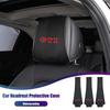 Car Leather Headrest Protective Cover Storage Bag For Volkswagen VW Golf 4 6 7 GTI Tiguan Passat B5 B6 B7 CC Jetta MK5 MK6 Polo  we36