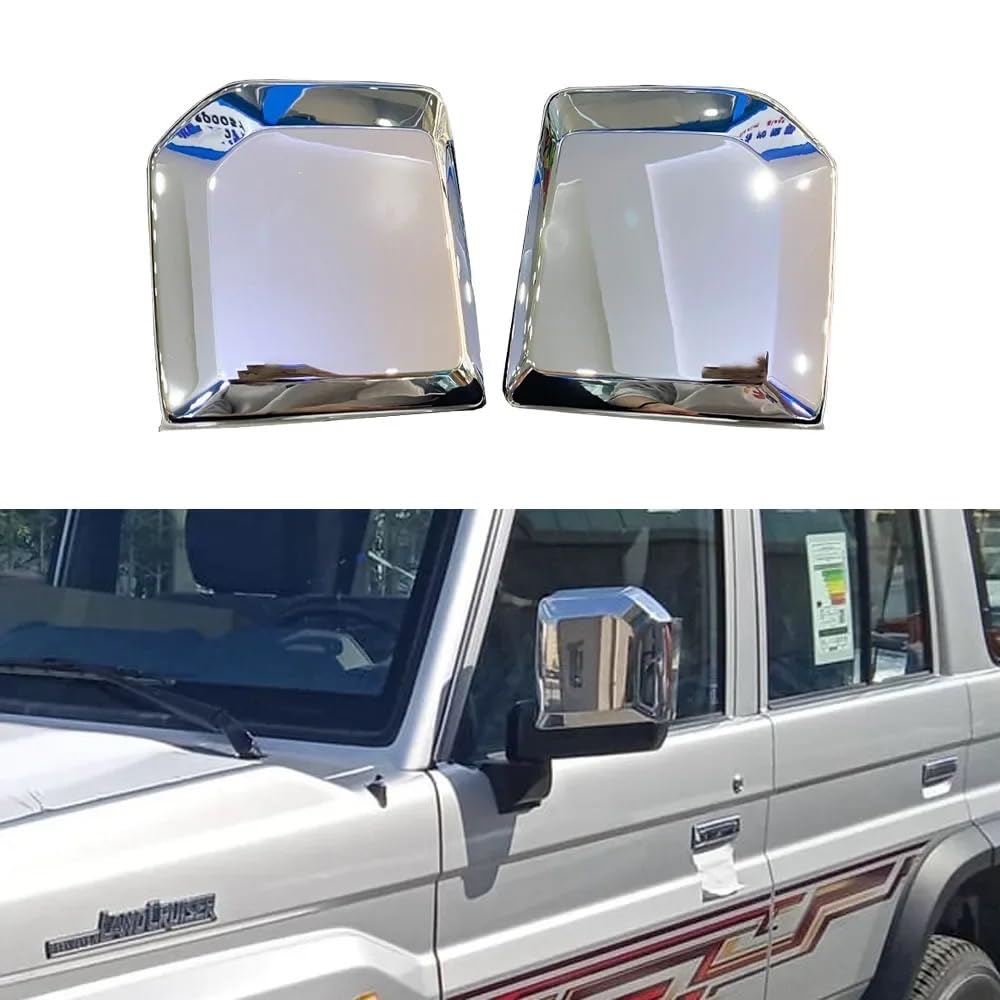 Side mirror covers for Land Cruiser 70 LC70 76 79 2024 and later