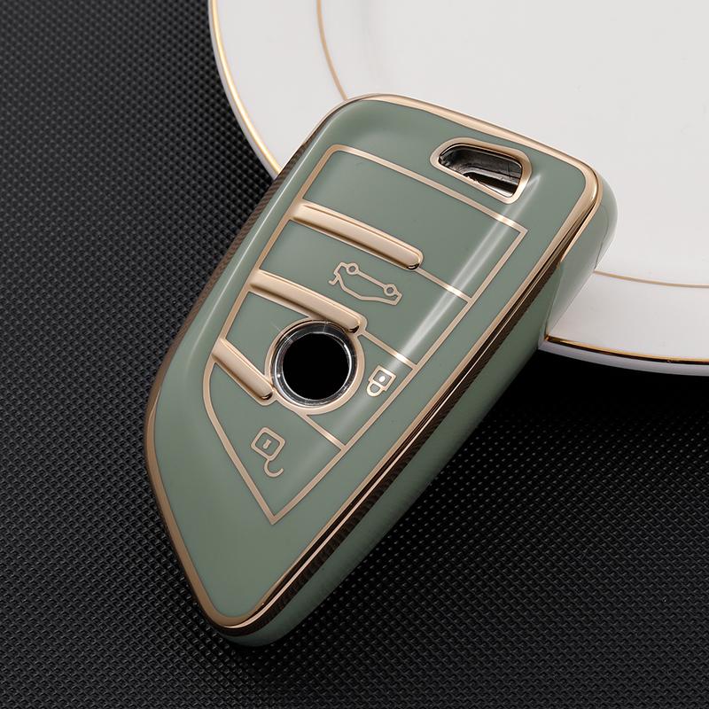TPU Car Remote Key Case Cover Shell Holder Fob Keychain For BMW X1 X3 X5 X6 X7 1 3 5 6 7 Series G20 G30 G11 F15 F16 G01 G02 F48
