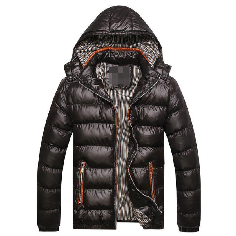 Роскошная мужская зимняя теплая куртка с капюшоном и толстой подкладкой для максимального комфорта
