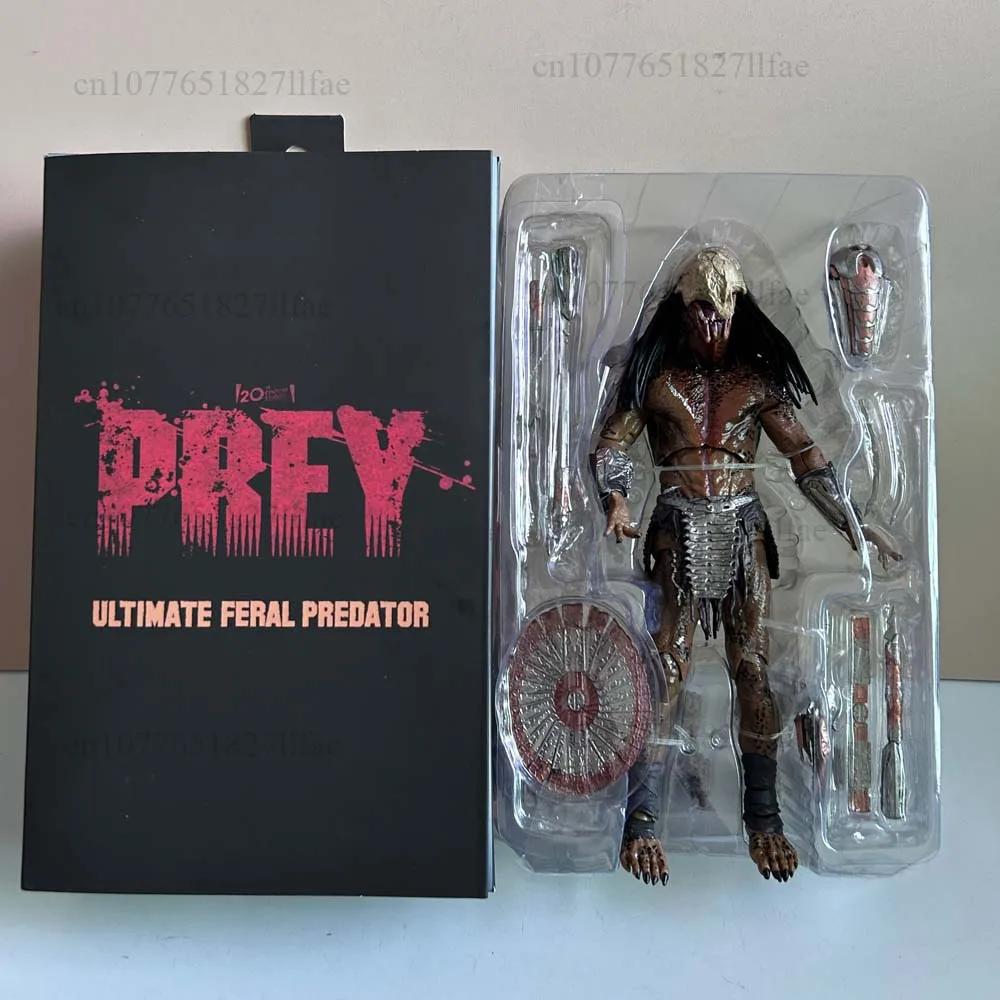 NECA Prey Ultimate Feral Predator 7-дюймовая фигурка Маска Deluxe Ultimate Фигурка Существа-Собаки Коллекционная Модель Игрушки