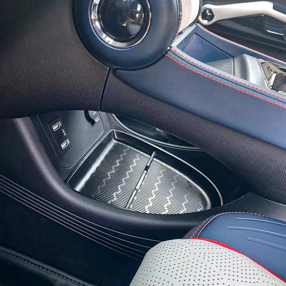 Автоматический центральный держатель для телефона, лоток-органайзер, съемный, прочный, легко устанавливаемый центральный консольный органайзер для Byd Atto 3 2024