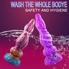 New Phantom Dragon Shaped Anal Plug Liquid Silicone Simulation Anal Plug For Men And Women In The Backyard Adult Sexual Products