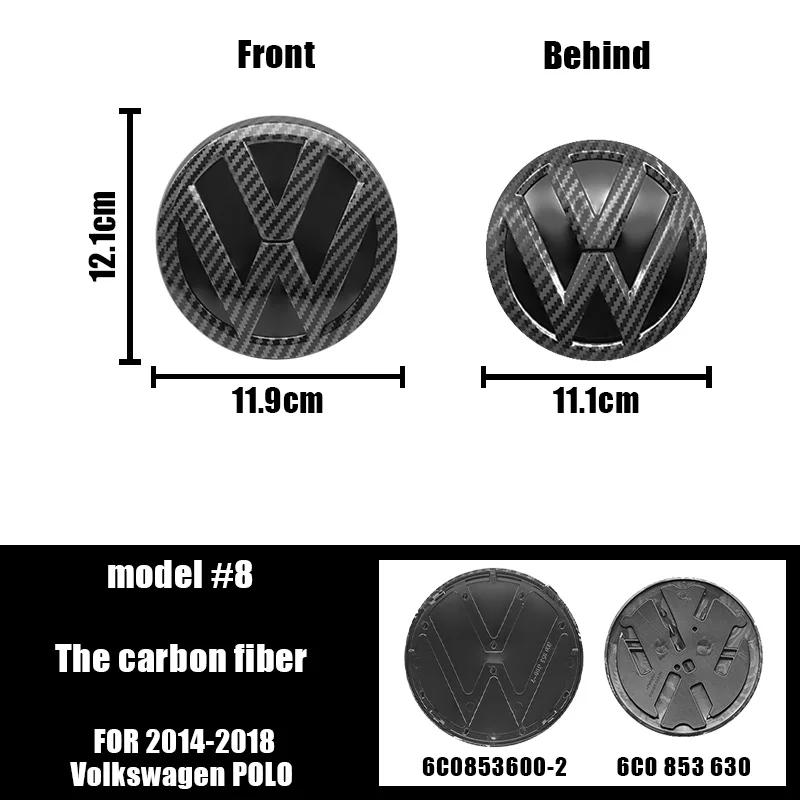 2026 Горячее Для VOLKSWAGEN VW 2 шт. VW Замена Передней Решетки Значок Задней Крышки Багажника Эмблема Логотип Декоративный Для Volkswagen Polo 6 6C