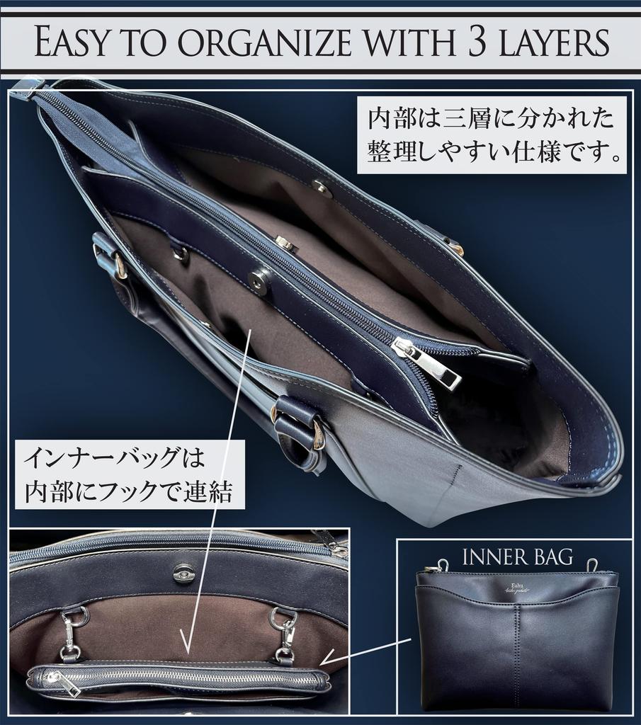 Сумка-тоут для бизнеса, большая сумка для поездок на работу или ПК EA4, сумка, сумка, мужская, женская, вместимость, для школы, отдельно стоящая, для хранения, B4, подарок, (военно-морской флот)