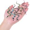 12Pcs Realistic Plastic Tricky Toy Fake Snakes Boa Rattlesnake Model High Simulation Toy Prank Halloween