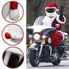 Motorcycle Santa Hat Innovative Bicycle Helmet Protector Outdoor Fun Personalized Funny Christmas